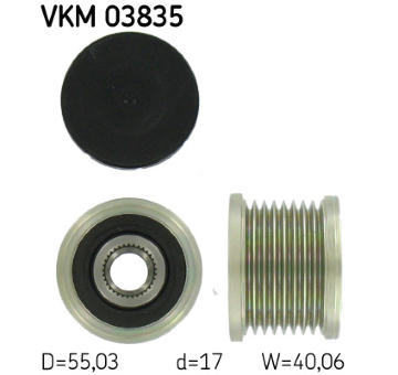Voľnobeżka alternátora SKF VKM 03835