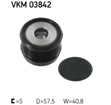 Voľnobeżka alternátora SKF VKM 03842