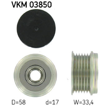 Voľnobeżka alternátora SKF VKM 03850