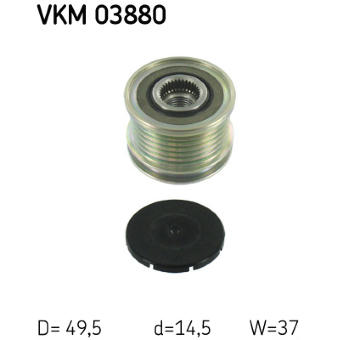 Voľnobeżka alternátora SKF VKM 03880