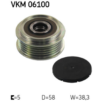 Voľnobeżka alternátora SKF VKM 06100