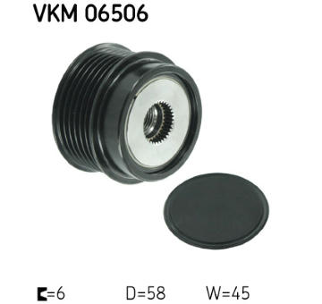 Voľnobeżka alternátora SKF VKM 06506