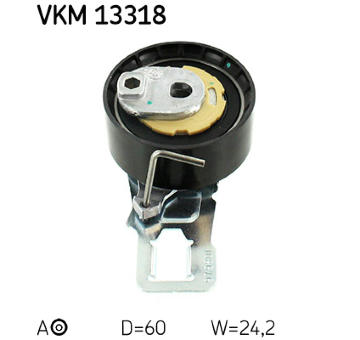 Napínací kladka, ozubený řemen SKF VKM 13318
