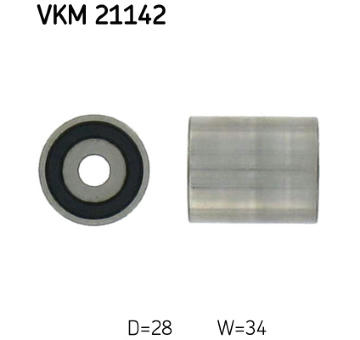 Vratná/vodicí kladka, ozubený řemen SKF VKM 21142