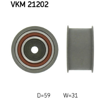 Vratná/vodicí kladka, ozubený řemen SKF VKM 21202