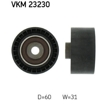 Vratná/vodicí kladka, ozubený řemen SKF VKM 23230
