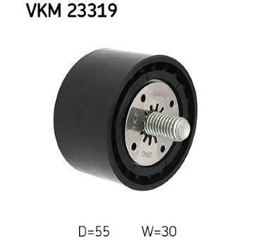 Vratná/vodicí kladka, ozubený řemen SKF VKM 23319