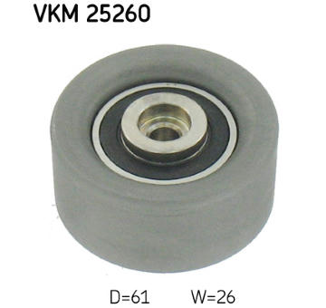 Vratná/vodicí kladka, ozubený řemen SKF VKM 25260