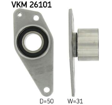 Vratná/vodicí kladka, ozubený řemen SKF VKM 26101