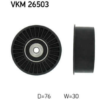 Vratná/vodicí kladka, ozubený řemen SKF VKM 26503