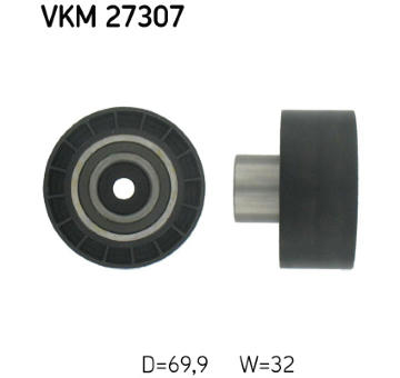 Vratná/vodicí kladka, ozubený řemen SKF VKM 27307