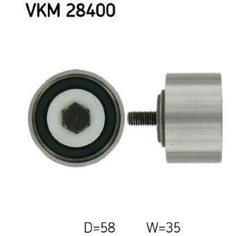 Vratná/vodicí kladka, ozubený řemen SKF VKM 28400