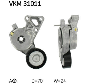 Napínák, žebrovaný klínový řemen SKF VKM 31011