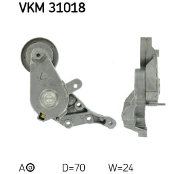 Napínák, žebrovaný klínový řemen SKF VKM 31018