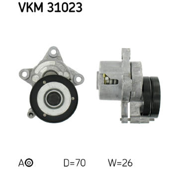 Napínák, žebrovaný klínový řemen SKF VKM 31023