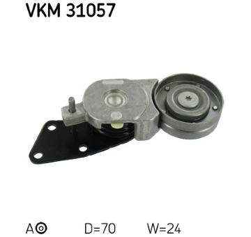 Napínák, žebrovaný klínový řemen SKF VKM 31057