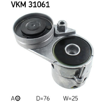 Napínák, žebrovaný klínový řemen SKF VKM 31061