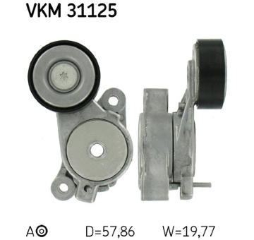 Napínák, žebrovaný klínový řemen SKF VKM 31125