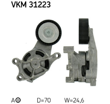 Napínák, žebrovaný klínový řemen SKF VKM 31223