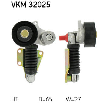 Napínák, žebrovaný klínový řemen SKF VKM 32025