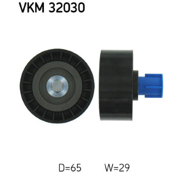 Vratná/vodicí kladka, klínový žebrový řemen SKF VKM 32030