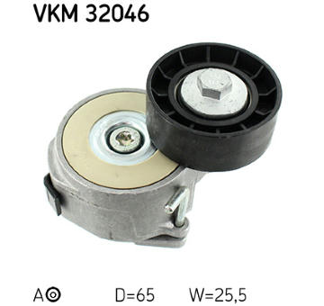 Napínací kladka, žebrovaný klínový řemen SKF VKM 32046