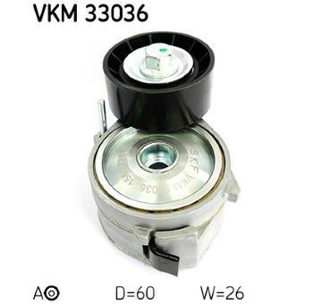 Napínák, žebrovaný klínový řemen SKF VKM 33036