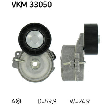 Napínák, žebrovaný klínový řemen SKF VKM 33050