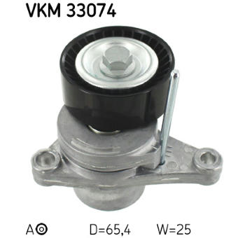 Napínák, žebrovaný klínový řemen SKF VKM 33074