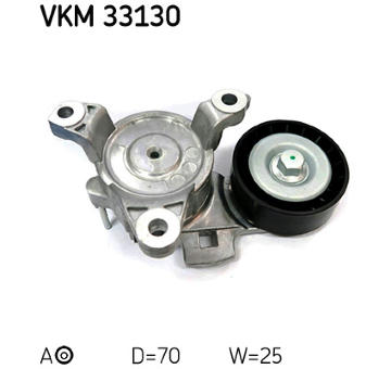 Napínací kladka, žebrovaný klínový řemen SKF VKM 33130