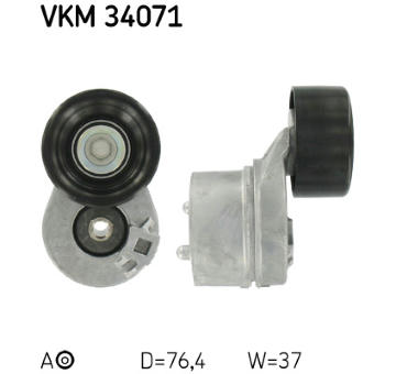 Napínák, žebrovaný klínový řemen SKF VKM 34071