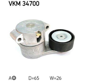 Napínací kladka, žebrovaný klínový řemen SKF VKM 34700