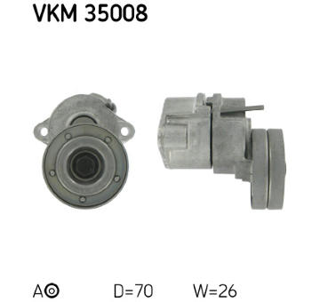 Napínák, žebrovaný klínový řemen SKF VKM 35008