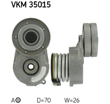 Napínák, žebrovaný klínový řemen SKF VKM 35015