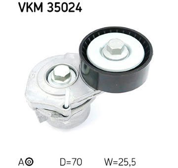 Napínák, žebrovaný klínový řemen SKF VKM 35024