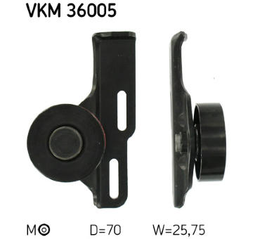 Napínák, žebrovaný klínový řemen SKF VKM 36005