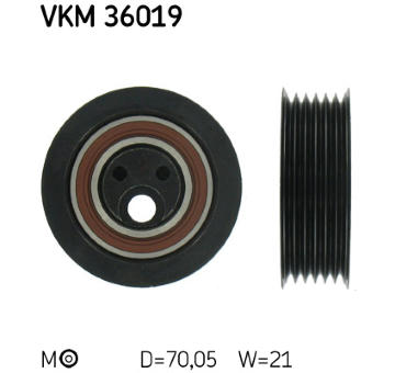 Napínák, žebrovaný klínový řemen SKF VKM 36019