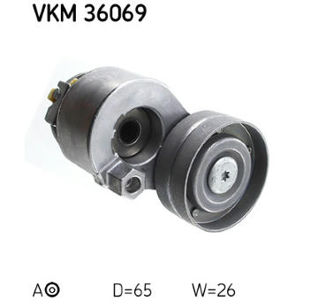 Napínák, žebrovaný klínový řemen SKF VKM 36069