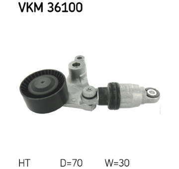 Napínák, žebrovaný klínový řemen SKF VKM 36100