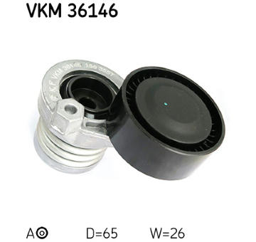 Napínák, žebrovaný klínový řemen SKF VKM 36146
