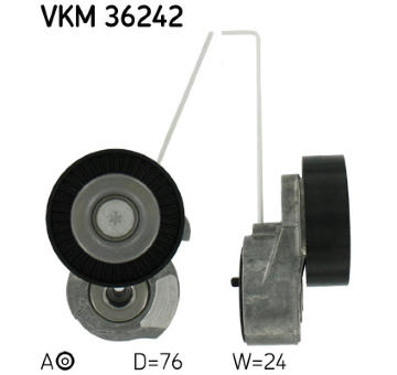 Napínák, žebrovaný klínový řemen SKF VKM 36242
