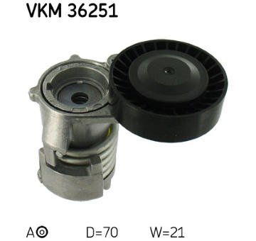 Napínák, žebrovaný klínový řemen SKF VKM 36251
