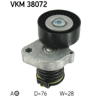 Napínák, žebrovaný klínový řemen SKF VKM 38072