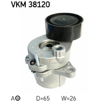 Napínák, žebrovaný klínový řemen SKF VKM 38120