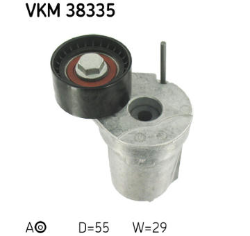 Napínák, žebrovaný klínový řemen SKF VKM 38335