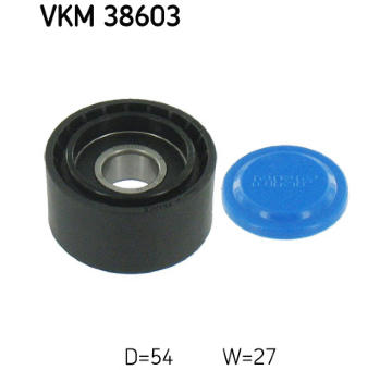 Vratná/vodiaca kladka rebrovaného klinového remeňa SKF VKM 38603