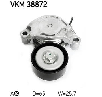 Napínák, žebrovaný klínový řemen SKF VKM 38872