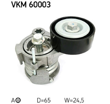 Napínací kladka, žebrovaný klínový řemen SKF VKM 60003