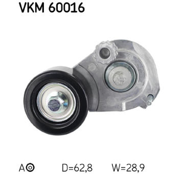 Napínák, žebrovaný klínový řemen SKF VKM 60016