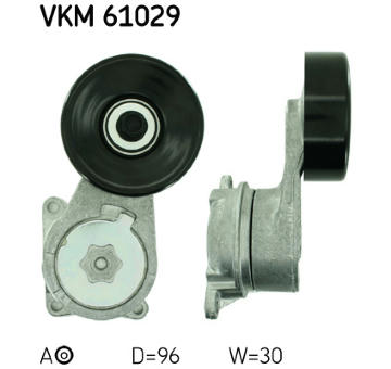 Napínák, žebrovaný klínový řemen SKF VKM 61029